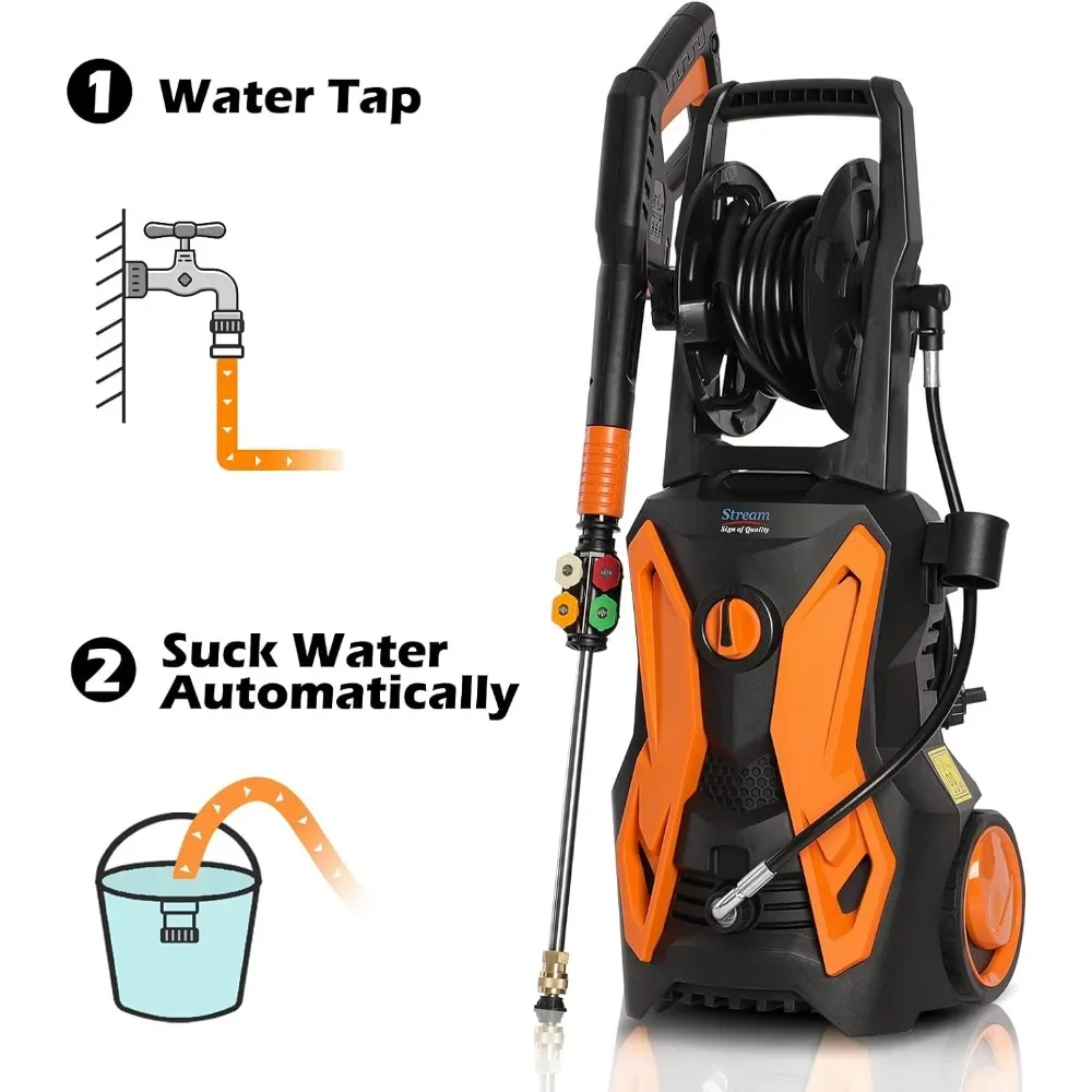 Electric Reel - Para lavadora de pressão de 3500psi,
